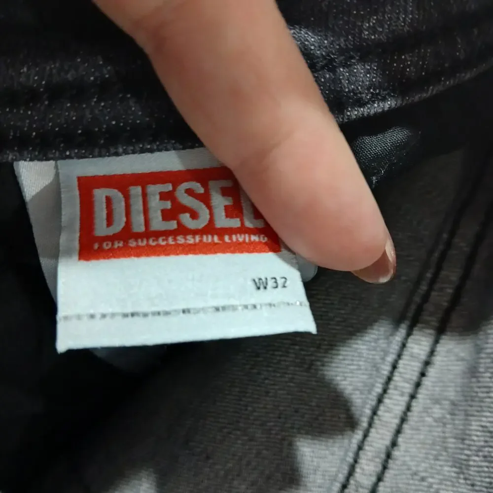 DIESEL Jeans Mens 32x32 Safado X Straight Black NWT RM063 Button Fly - Picture 12 of 16